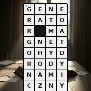 Hasło krzyżówkowe urządzenie do przetwarzania energii cieplnej gazu w energię elektryczną - generator magnetohydrodynamiczny – rozwiązanie, synonimy, podpowiedzi i definicje krzyżówkowe